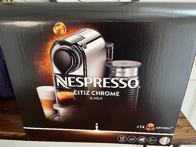Nespresso Citiz Machine with Aerocinno BNIB in Coffee Makers in Kitchener / Waterloo