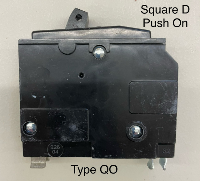 Square D Push On & Bolt On Breakers in Electrical in Oshawa / Durham Region - Image 2