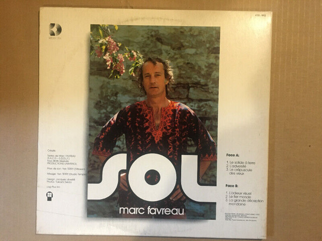 Vinyle 33T "SOL" rien détonnant dans CD, DVD et Blu-ray  à Longueuil/Rive Sud - Image 3