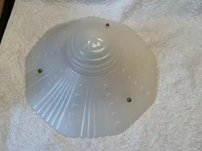 LUMINAIRE RÉTRO  DE PLAFOND GLOBE EN VERRE AVEC CHAINES, View more