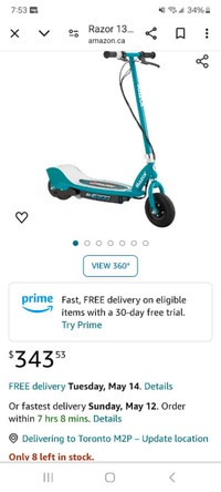 Razor electric scooter 