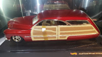 Vintage Hot Wheels Merc Woodie 1950 1:18 Scale Die Cast Car Matt