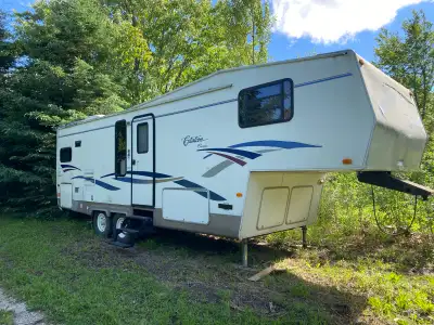 SWAP / TRADE or SELL 2001 Citation Classic 5th Wheel Camper The good: – A/C works great – Microwave...