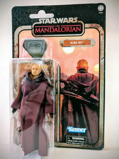 Star Wars The Black Series Boba Fett 6 inch action figure. From Star Wars The Mandalorian series. Th...