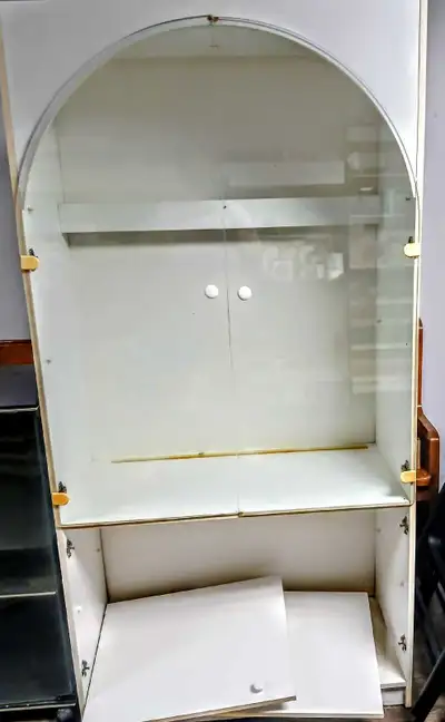 White Arched Display Cabinet, View more