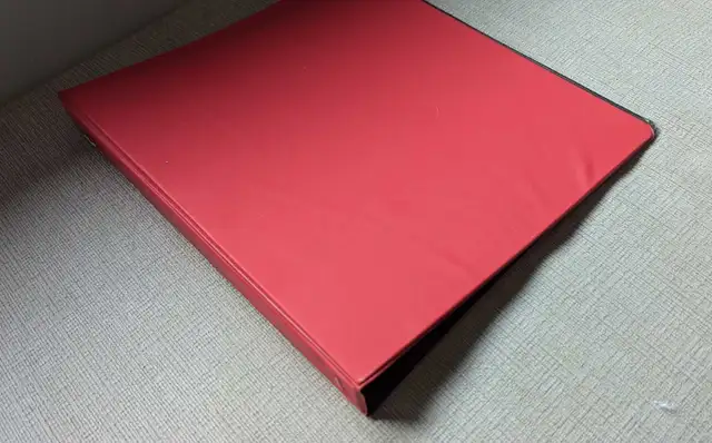 Red 3-Ring Binder  in Other in City of Toronto - Image 2