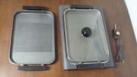 Family Size - Kenmore Electric Non-Stick Griddle With Glass Lid
