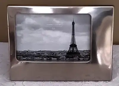 "TORRE & TAGUS" POLISHED CHROME PHOTO FRAME, View more