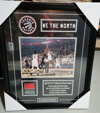 Raptors Ticket holder framed piece from 2015/2016