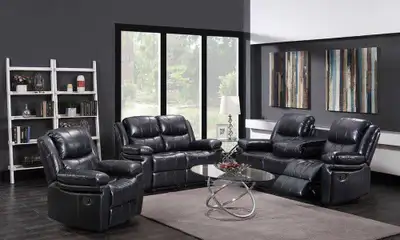 3+2+1 Recliner Sofa Set | Leather/Fabric Options | Free Delivery, View more