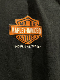 Vintage Harley Davidson INCIRLIK AB, TURKEY Double Sided T-Shirt