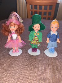 Barbie Kelly Tommy Wizard of Oz Munchkin 1999 Lot 3 Dolls