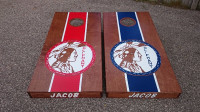 Hand Crafted Cornhole Boards and Beanbags