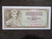 Argent - 1968 10 Dinara Yugoslavia billet de banque