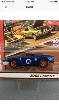 NEW Auto World Xtraction 2005 Gulf Ford GT HO Slot Car #16 Dk Bl