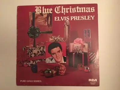 ELVIS Blue Christmas LP 1976 RCA Pure Gold Canada KNL1-7047, View more