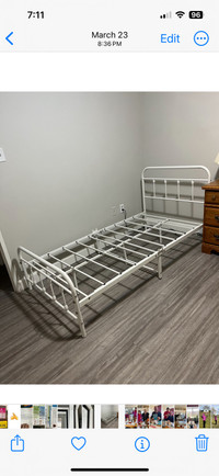 Twin-size Wrought Iron Bed Frame