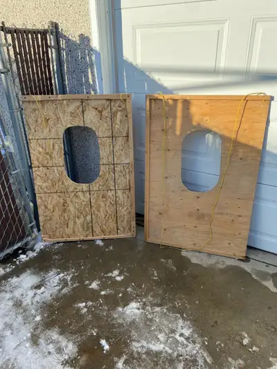 2 Wooden Ice Fishing Sleds For 1 Person Pop Up Tent, View more