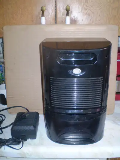 Retired and no cell phone. Landline only. No text. Used. Small dehumidifier suitable for small rooms...