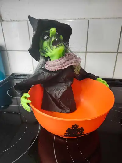 Laughing Witch Candy Bowl, View more