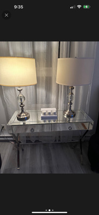 Console table mirroir / mirroir place