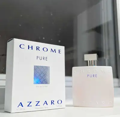 Azzaro "Chrome Pure" EDT 100ml (95% Full) - Fragrance, View more