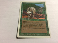 MTG TIMBER WOLVES MAGIC THE GATHERING English Revised UNPLYD NM.