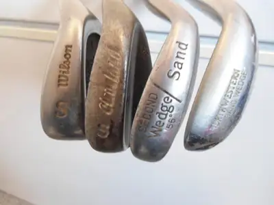 FOUR RIGHT HANDED GOLF SAND WEDGES, View more