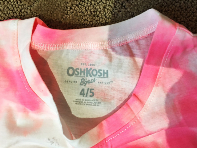New with Tag Oshkosh Sz 4-5 Unicorn Sleeveless T-shirts Tops in Clothing - 4T in City of Toronto - Image 3