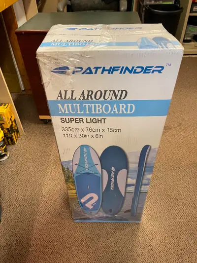 Pathfinder Inflatable 11ft Paddle Board – New in Box, View more