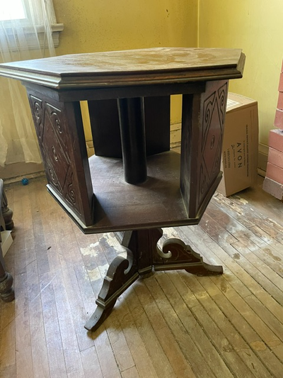Hexagon End Table, View more