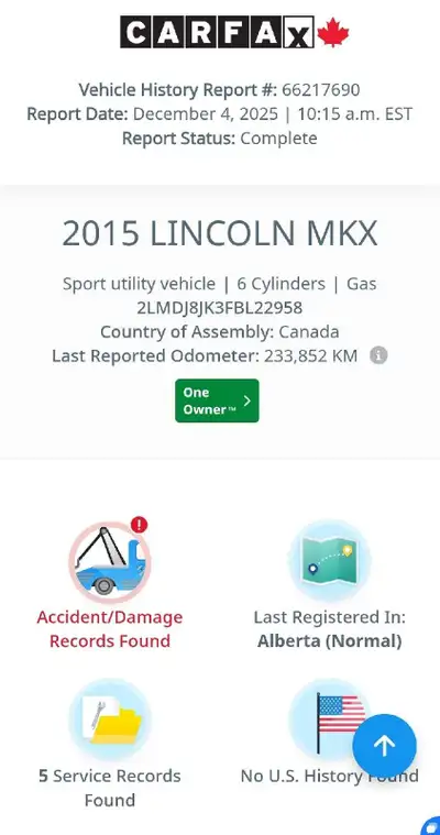 canadian carfax, View more