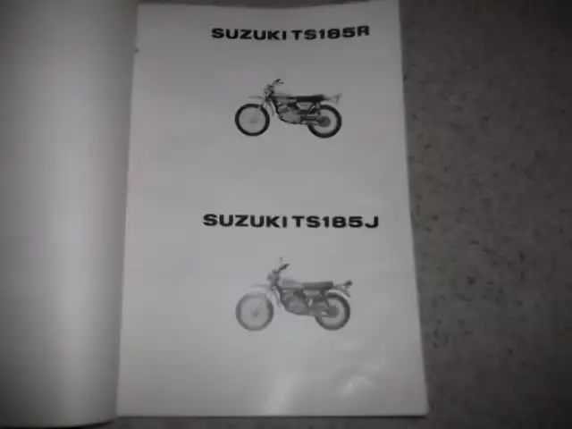 1972  Suzuki  TS185  Used Original Part Catalogue in Other in City of Toronto - Image 3