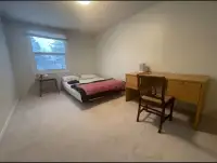Neat and large furnished room available for rent in a townhouse