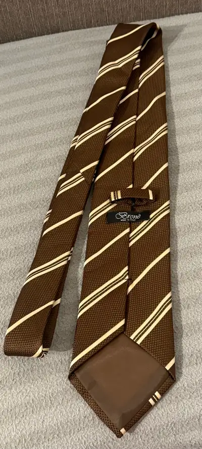 Bronè New Brown Silk Tie, View more