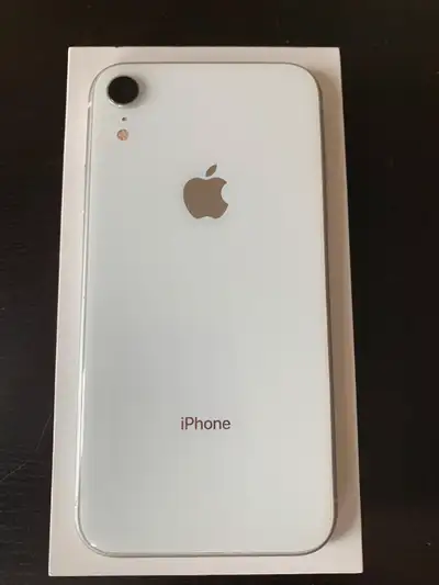 Hello. I have a White iPhone XR, 64GB. Factory Unlocked works with any company. Battery health is at...