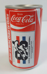 1986 World Championship Baseball Coca-Cola Can