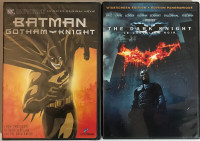 Batman DVDs (animated movie & The dark knight)