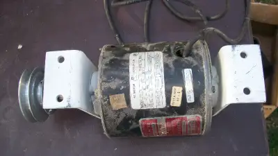 Electric Motor General Electric AC Motor HP 1/3 RPM 1725, View more