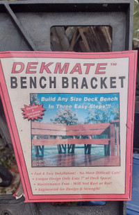 Deck Bench Brackets 