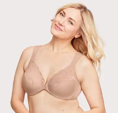 NEW 42D Front-Closure WonderWire Bra, View more