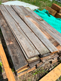 Reclaimed cedar fence boards 5-6ft length