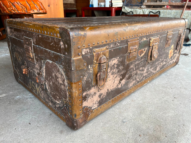 Large Old Trunk in Arts & Collectibles in Peterborough - Image 3