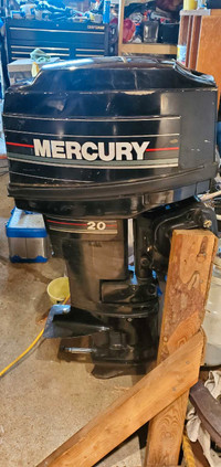1993 20 hp mercury with gas tank