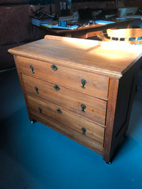 Antique Hardwood Dresser