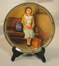 Vintage 1985 Norman Rockwell 8 1/2" Plate"A Young Girl's Dream"
