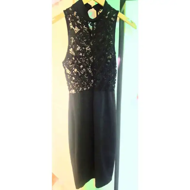 Black Halter Style Cocktail Dress in Size Small in Women's - Dresses & Skirts in Delta/Surrey/Langley - Image 2