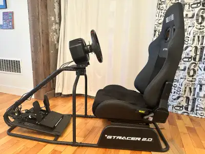 Next Level Racing Cockpit & Thrustmaster T598, View more