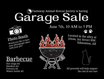 Garage sale & barbeque, View more
