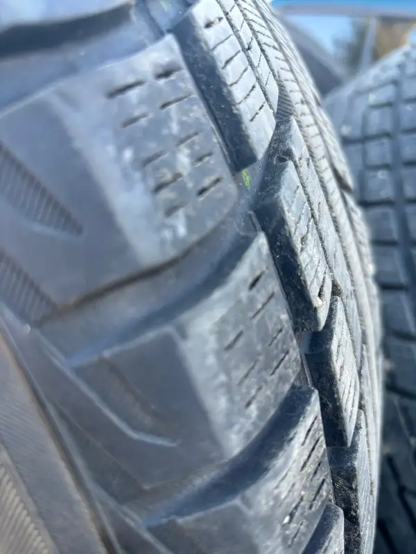 Yokohama Ice Guard winter tires w/ 17” black powder coated rims in Tires & Rims in Red Deer - Image 3